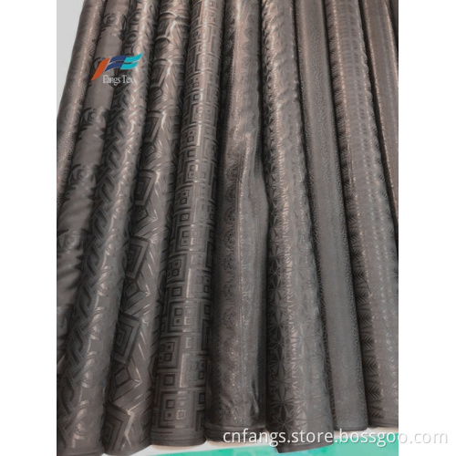 Nida Jacquard Open Selvage Abaya Formal Black Fabric